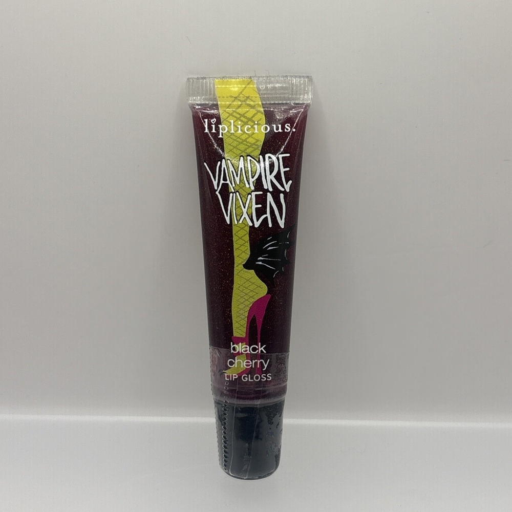 Bath & Body Works Liplicious Vampire Vixen Black‎ Cherry Lip Gloss .47 Oz RARE